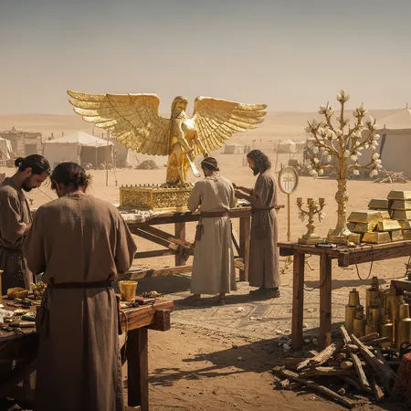 AI illustration: Instructions for Building the Tabernacle