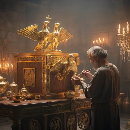 AI illustration: The Ark of the Covenant