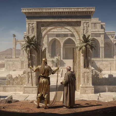Illustration par IA: Une vision du nouveau temple