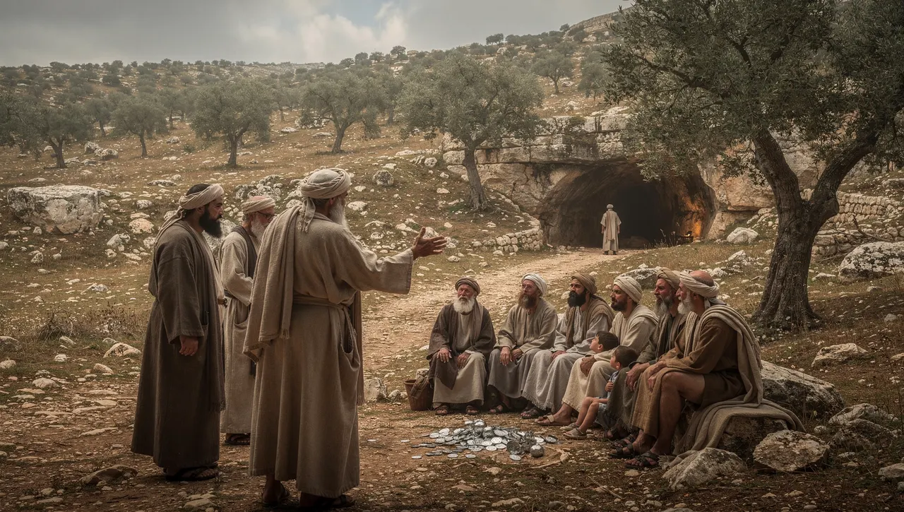 AI-illustratie: Genesis 23