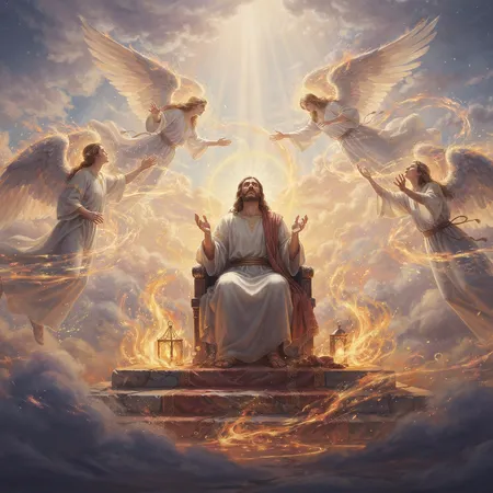 Illustration par IA: La Supériorité de Jésus-Christ