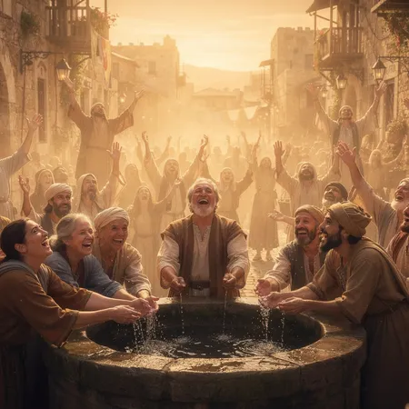 AI illustration: The Joy of Salvation in God