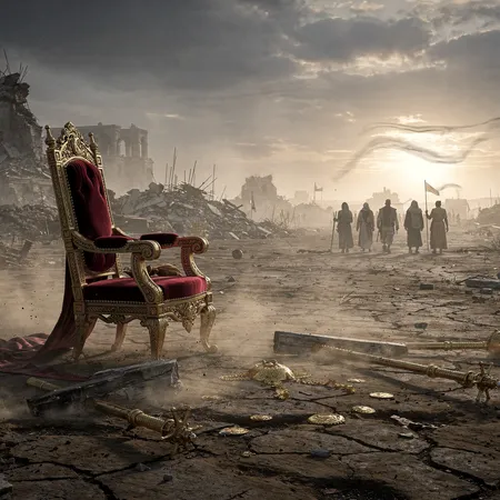AI illustration: The Fall of Babylon
