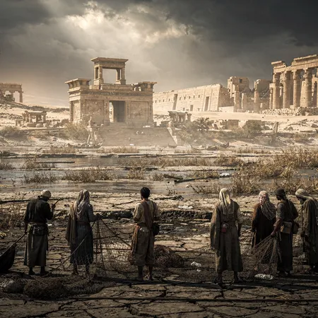 AI illustration: The Prophecy of Egypt's Judgment