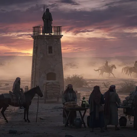 AI illustration: The Fall of Babylon