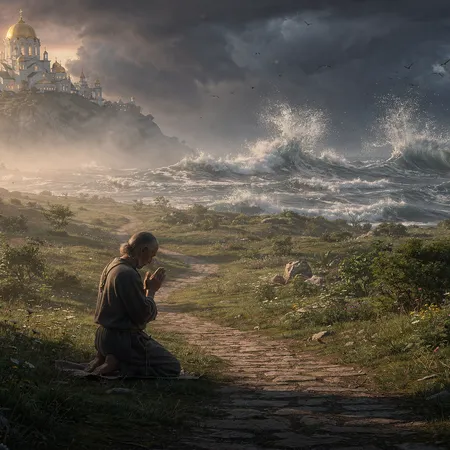 AI illustration: God's Rebuke and Comfort for the Faithful