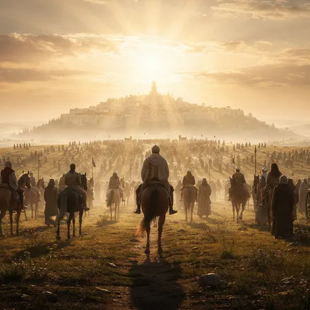 AI illustration: The Glory of the Lord and the Final Judgment