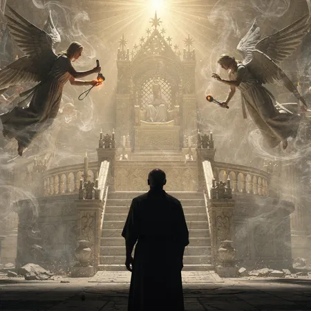 AI illustration: Isaiah's Vision of God
