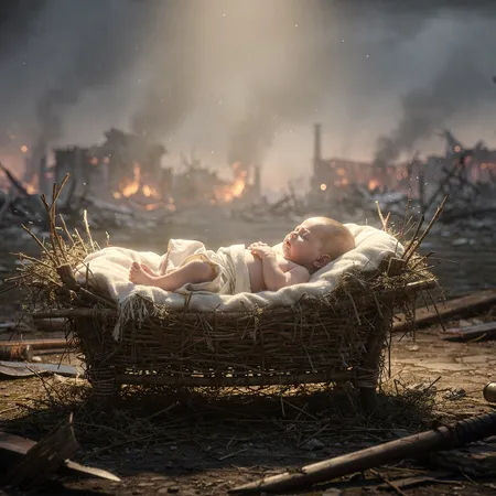 AI illustration: The Birth of a Savior