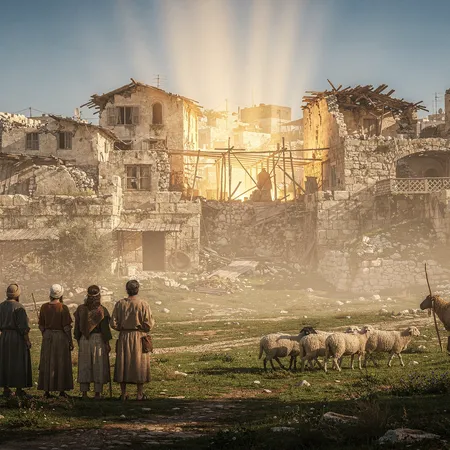 Yapay zekâ çizimi: Kudüs'ün Restorasyonu
